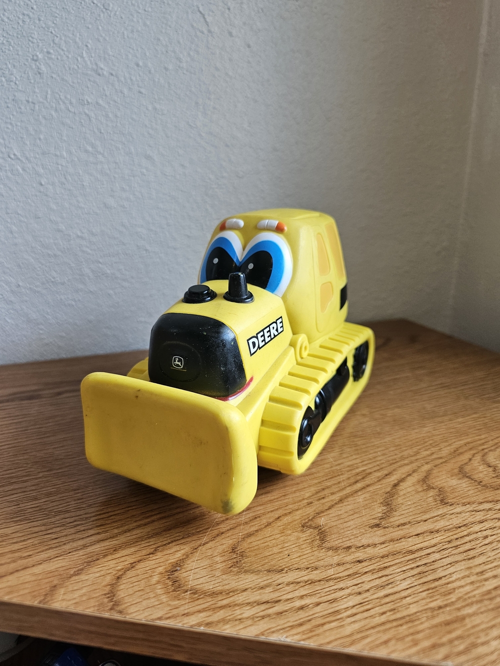 John Deere Danny Dozer ERTL Bulldozer Push Button Toy Johnny Tractor Vintage